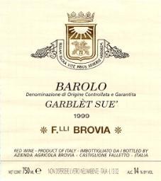 Fratelli Brovia - Barolo Garblt Su 2018 (750ml) (750ml)