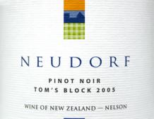 Neudorf - Toms Block Pinot Noir 2017 (750ml) (750ml)