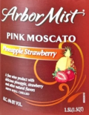 Arbor Mist - Pineapple Strawberry Pink Moscato 0