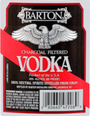 Barton Distilling Company - Charcoal Filtered Vodka