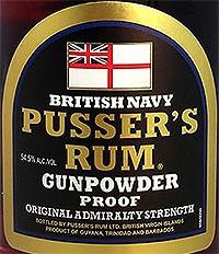 British Navy - Pusser's Rum Gunpowder Proof (750ml) (750ml)