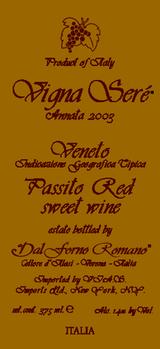 Dal Forno Romano - Vigna Sere' 2003 (375ml) (375ml)