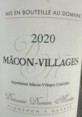 Domaine Damien Martin - Macon-Villages 2020