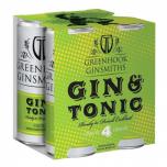 Greenhook Ginsmiths - Gin & Tonic Ready to Drink Cocktail (200ml 4-pack Cans) 0