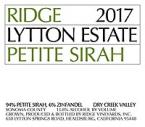 Ridge - Petite Sirah Lytton Estate Dry Creek Valley 2019