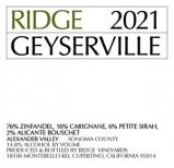 Ridge Vineyards - Geyserville 2021