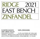 Ridge - Zinfandel East Bench 2021