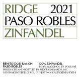 Ridge - Zinfandel Paso Robles Dusi Ranch 2021