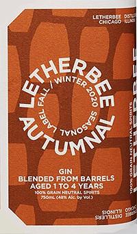 Letherbee - Autumnal Gin 2020 (1L) (1L)